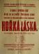 Litomyšl, Jednota divadelních ochotníků, Hořká láska - plakát, 1937
