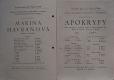 Pardubice, Spolek divadelních ochotníků, Rukopisy a publikace, 1912 - 1949