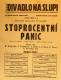 Praha-Nové Město, Vzděl. sbor vyšehradský, Divadlo Na Slupi, Stoprocentní panic - plakát, 1935