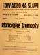 Praha-Nové Město, Vzděl. sbor vyšehradský, Divadlo Na Slupi, Manželské trampoty - plakát, 1934