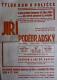 Polička, Ochotníci, Jiří Poděbradský - plakát, 1934