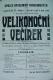 Chrudim, Akademikové, Velikonoční večírek - plakát