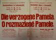 Litomyšl, JDO, O rozmazlené Pamele - plakát, 1944