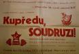 Svitavy, Lidové divadlo, Kupředu, soudruzi! - plakát, 1971