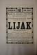 Nová Paka, SDO, Liják - plakát, 1922