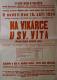 Polička, Ochotníci, Na Vikárce u sv. Víta - plakát, 1934