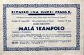 Praha, Intimní scéna, Malá Skampolo - plakát, v Divadle Na Slupi, 1929