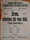 Nová Paka, Živnostensko-obchodnická strana, Žena, kterou jsi mu dal - plakát, 1925