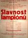 Mníšek pod Brdy, Dramatický odbor ZK Hrudkovny, Slavnost lampionů - plakát, 1961