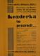 Holice, Klicpera, Kozderka to prozradí - plakát, 1933