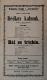 Sezemice, Ochotníci, Dědkův kalmuk - Bál se trichin - plakát, 1869