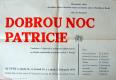 Havlíčkův Brod, OÚNZ, Dobrou noc Patricie - plakát, 1958