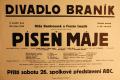 Praha-Braník, SDO, Píseň máje - plakát, 1935