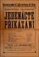 Jičín, Dělostřelci, Jedenácté přikázání - plakát, 1921