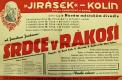 Kolín, Jirásek, Srdce v rákosí - plakát, 1941