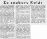 Mladá Boleslav, Kolár, recenze 1962-1975, Dnes ještě zapadá slunce nad Atlantidou, 1975