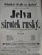 Litomyšl, JDO, Jelva sirotek ruský - plakát, 1877