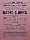 Polička, Ochotníci, Karel a Anna - plakát, 1931