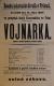 Přelouč, Besední ochotnické divadlo, Vojnarka - plakát, 1894