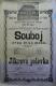 Polička, Ochotníci, Souboj - Jikrová polévka - plakát, 1883