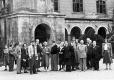 Mladá Boleslav, Kolár, fotodokumentace 1936-1950, spolek na výletě na zámku Frýdlant , 1950