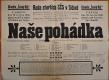 Jičín, Církev československá, Naše pohádka - plakát, 1926