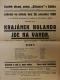 Sádek, SDO Klicpera,Krajánek Holandr jde na vandr - plakát, 1928