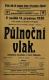 Luže, Jaroslav, Půlnoční vlak - plakát, 1930