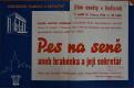 Hronov, Balvnářské závody, Pes na seně - plakát, 1954