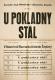 Kolín, Závodní klub Městského oblastního divadla, U pokladny stál - plakát, 1953