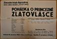 JIčín, Tyl, Pohádka o princezně Zlatovlásce - plakát, 1953