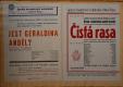 Nová Paka a Semily, SDO, Jest Geraldina anděl? - Čistá rasa - plakát, 1935