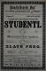 Praha-Nové Město, Beseda Okoř, Studenti, Maloměstské tradice, Zlaté péro - plakát, 1899 