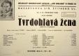 Praha-Žižkov, Wolker, Tvrdohlavá žena - plakát, 1946