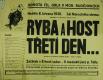 Moravské Budějovice, Orel, Ryba a host třetí den ... - plakát, 1936
