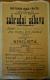 Nová Paka, SDO, Pan Buchta před parádou - Nihilista - plakát, 1887