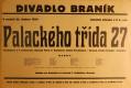 Praha-Braník, SDO, Palackého třída 27 - plakát, 1934