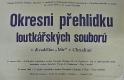 Chrudim, Okresní přehlídka loutkářských souborů - plakát, 1984