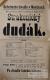 Němčice, Ochotníci, Strakonický dudák - plakát, 1894