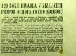 Žiželice, Oslava 120 let divadla v obci - novinové články, 1967