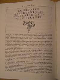 Ron Vojtěch,  Sousedské divadelnictví severních Čech v 18. století, s. 348 - úvod