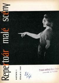 Repertoár malé scény, titulní strana, 1963/3
