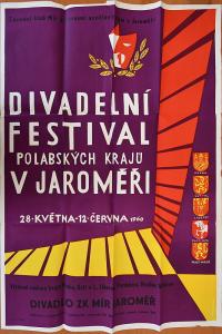 Jaroměř, Festival polabských krajů - plakát, 1960
