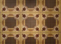 Plzeň, divadlo JKT, detail vzoru železné opony