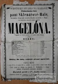 Litomyšl, JDO, Magelóna - plakát, 1876
