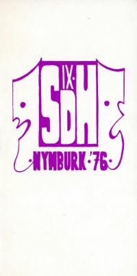 Nymburk, 9. SDH, programová brožura, 1976