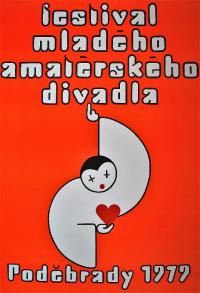 Poděbrady, CP FEMAD, ideový plakát, 1979