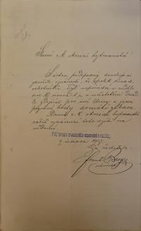 Polička, Tyl, Domácí zábava, 1907