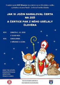 Březnice, KOČ, Jak si Jožin namaloval čerta na zeď a čertice pak z něho udělaly člověka - plakát, 2018
