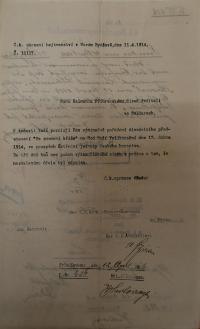 Smidary, Raimund Příbramský, Ve znamení kříže, 1914